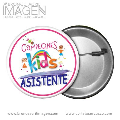 Botón Pin Publicitario Cusco